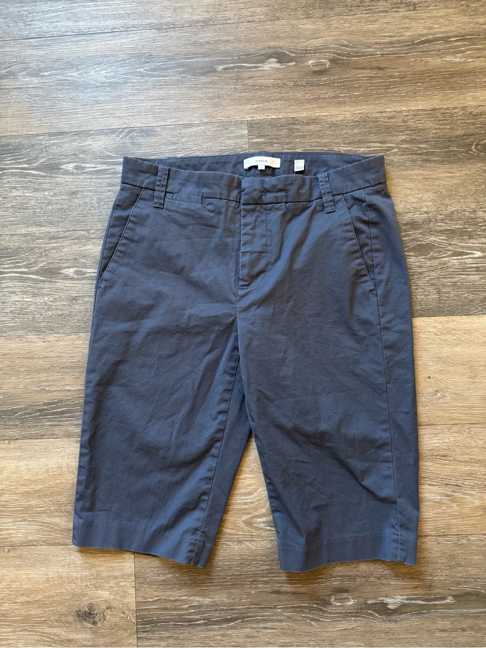 Vince Women’s Navy Cotton Blend Shorts